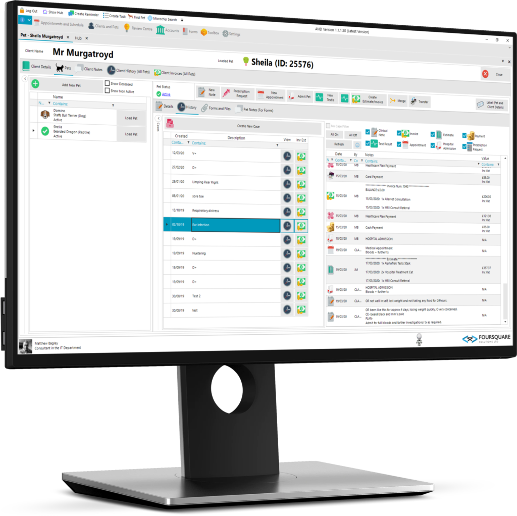 Avid - Veterinary management software